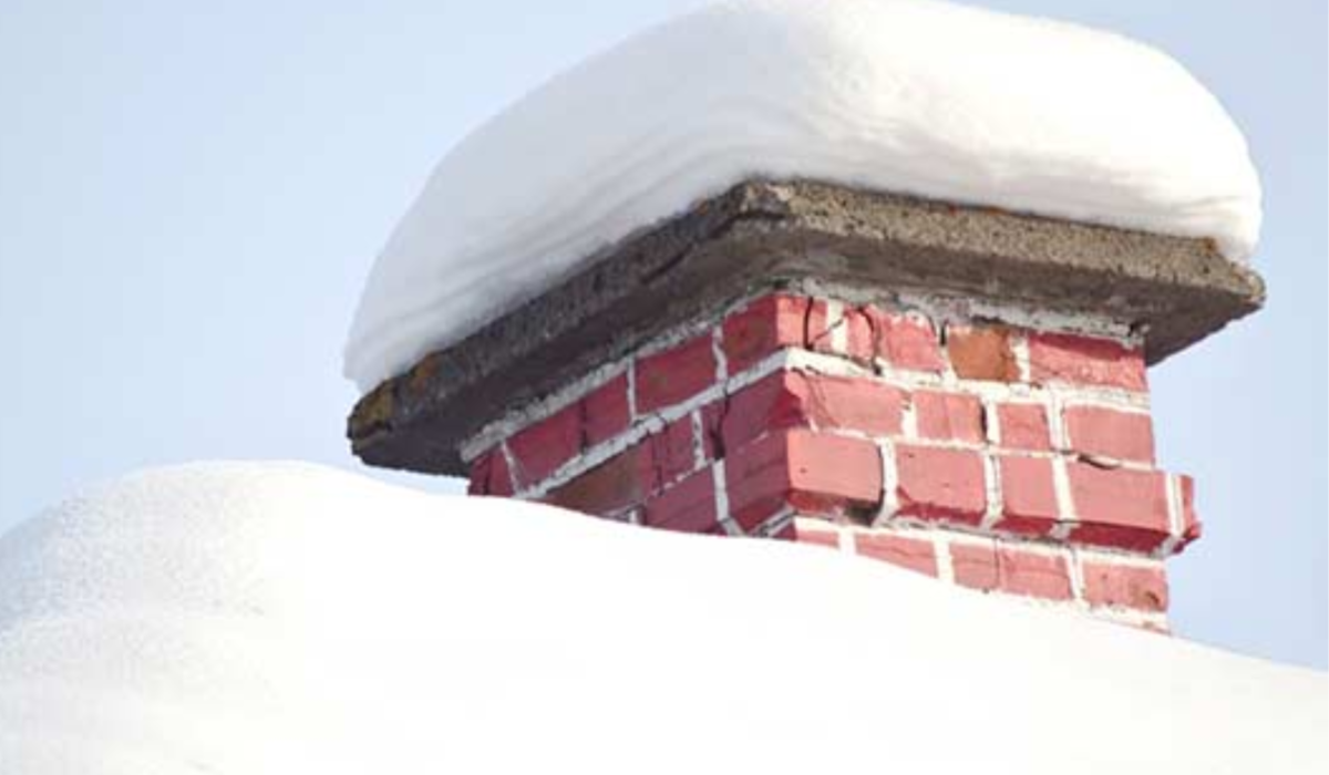 What you should know about snow on your chimney.