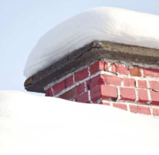 What you should know about snow on your chimney.