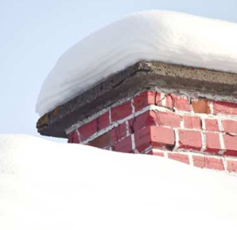 What you should know about snow on your chimney.