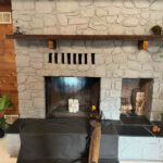 Fireplace with Heatilator